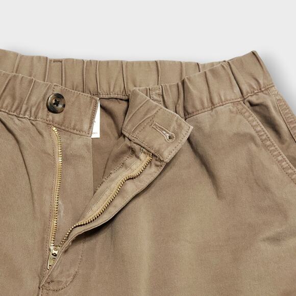 Bear Bottom Mens Stretch Cotton Shorts Brown Sz XL 7" Preppy Casual Minimalist - Picture 3 of 10